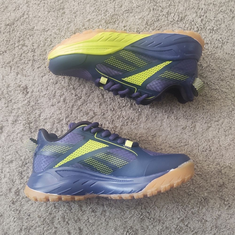 Reebok Boys Navy Blue Runners Boys/Toddlers Youth BRAND NEW WITHOUT BOX - Picture 3 of 10